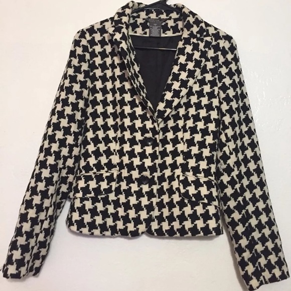 vintage houndstooth blazer